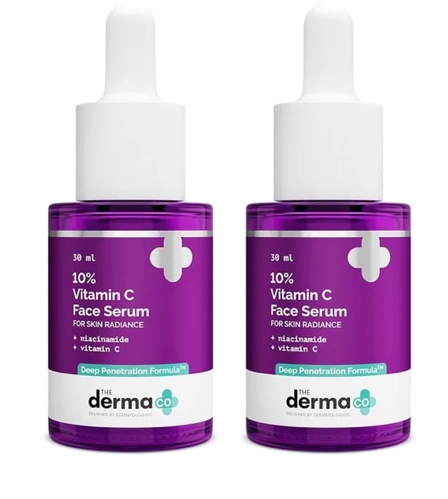 The Derma Co 10% Vitamin C Face Serum with 5% Niacinamide & Hyaluronic Acid - 30ml