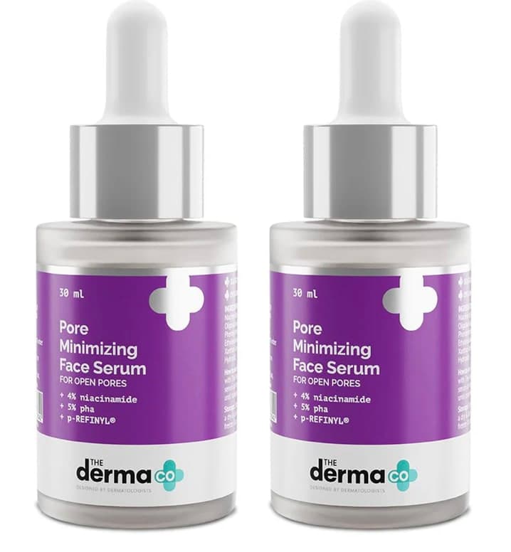 The Derma Co Pore Minimizing Face Serum with 4% Niacinamide, 5% PHA and p-REFINYL® - 30 ml