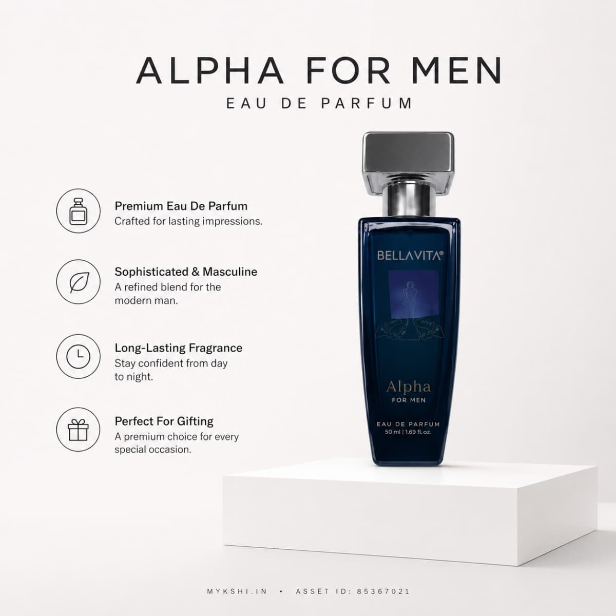 BELLAVITA ALPHA FOR HER EAU DE PARFUM - 50 ml 1.69 fl.oz