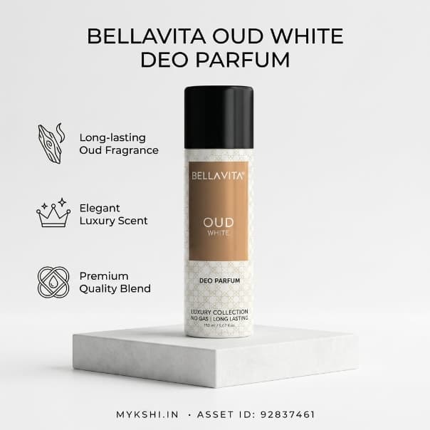 BELLAVITA OUD WHITE DEO PARFUM - 150 ml 5.07 fl.oz