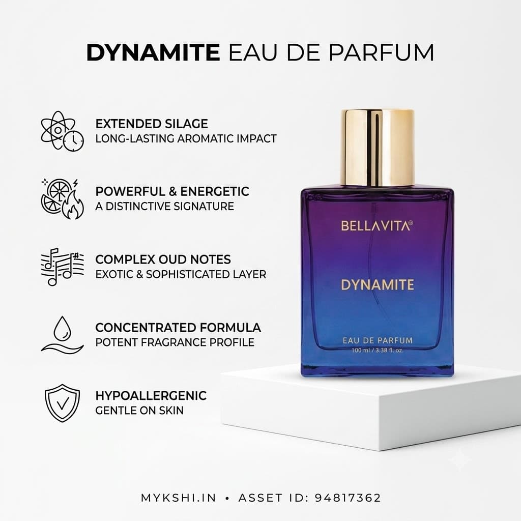 BELLAVITA DYNAMITE EAU DE PARFUM -100 ml 3.38 fl.oz