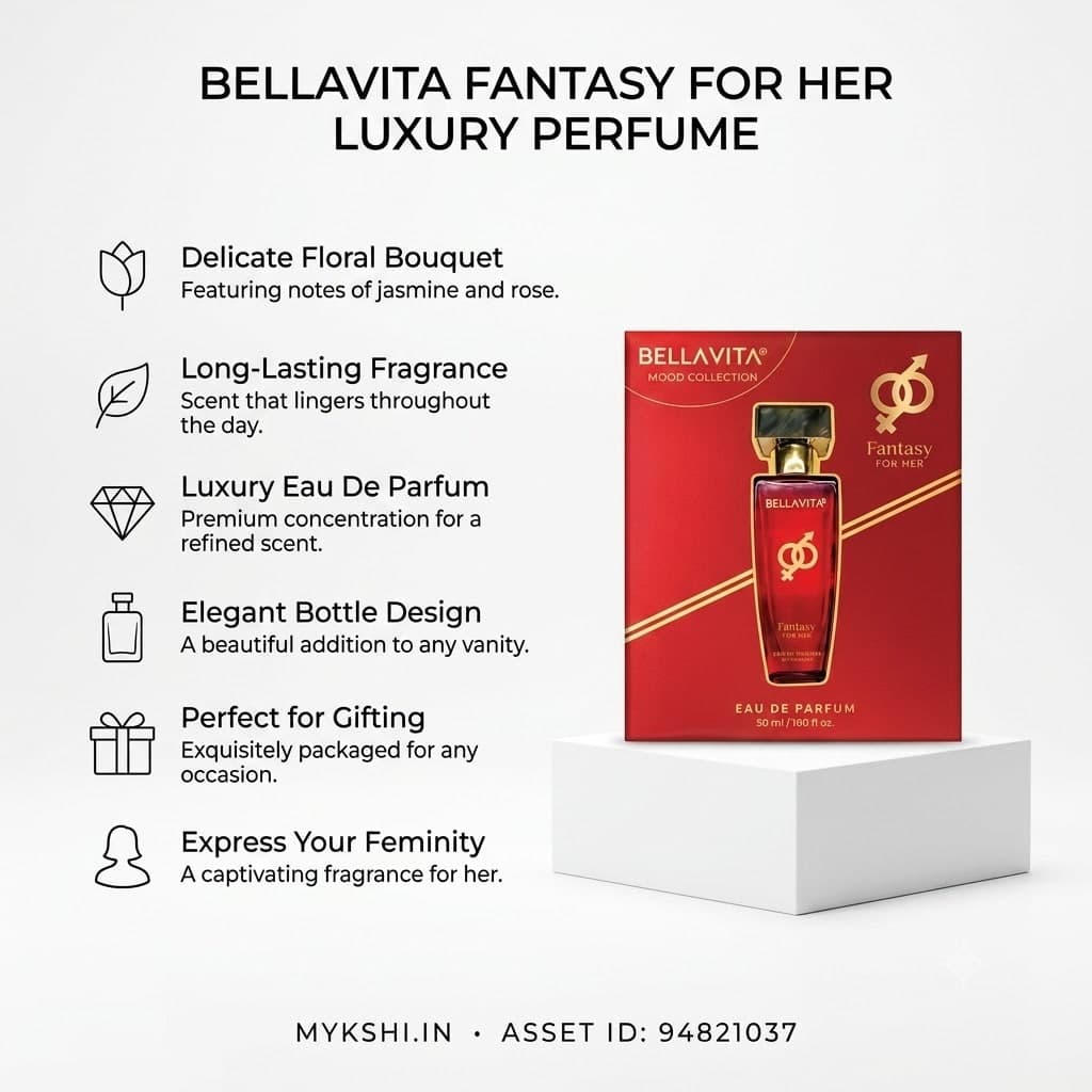 BELLAVITA FANTASY FOR HER  EAU DE PARFUM - 50 ml 1.69 fl.oz
