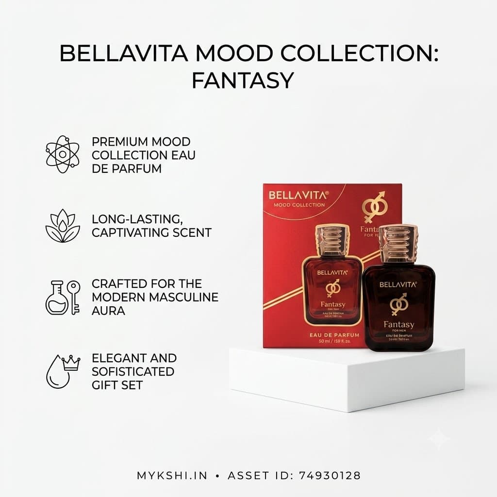 BELLAVITA FANTASY FOR HIM EAU DE PARFUM - 50 ml 1.69 fl.oz