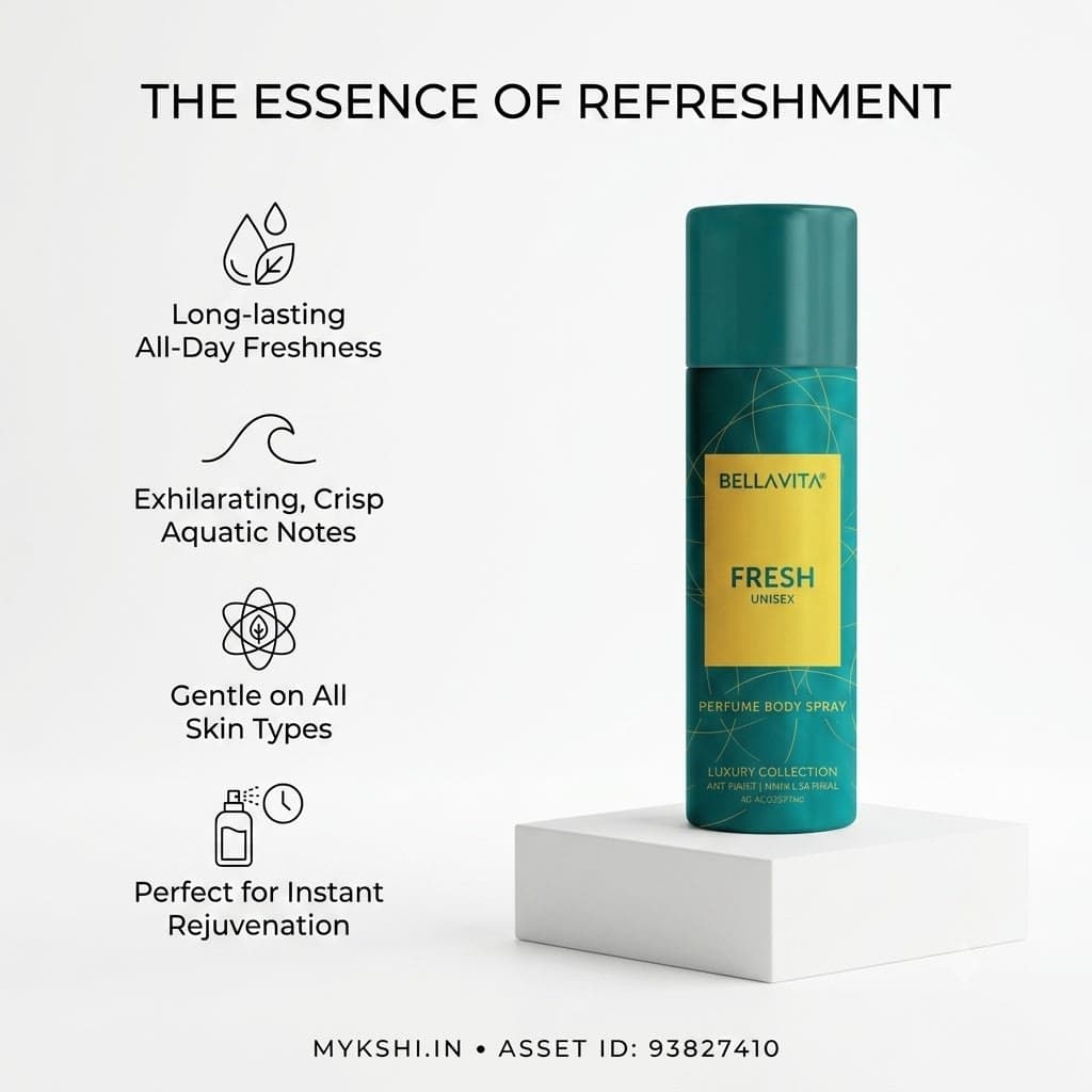 BELLAVITA FRESH UNISEX DEO PARFUM - 150 ml 5.07 fl.oz