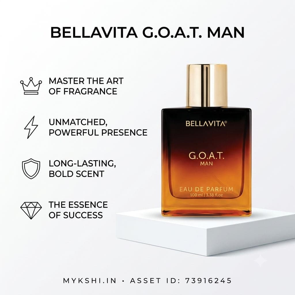 BELLAVITA G.O.A.T. MAN EAU DE PARFUM - 100 ml 3.4 fl.oz