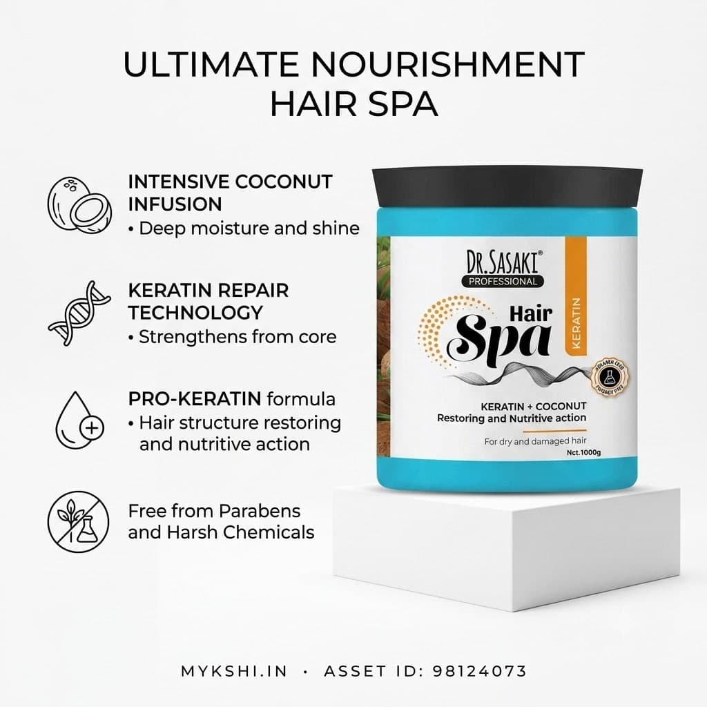 Dr.Sasaki KERATIN PROFESSIONAL HAIR SPA 1000g