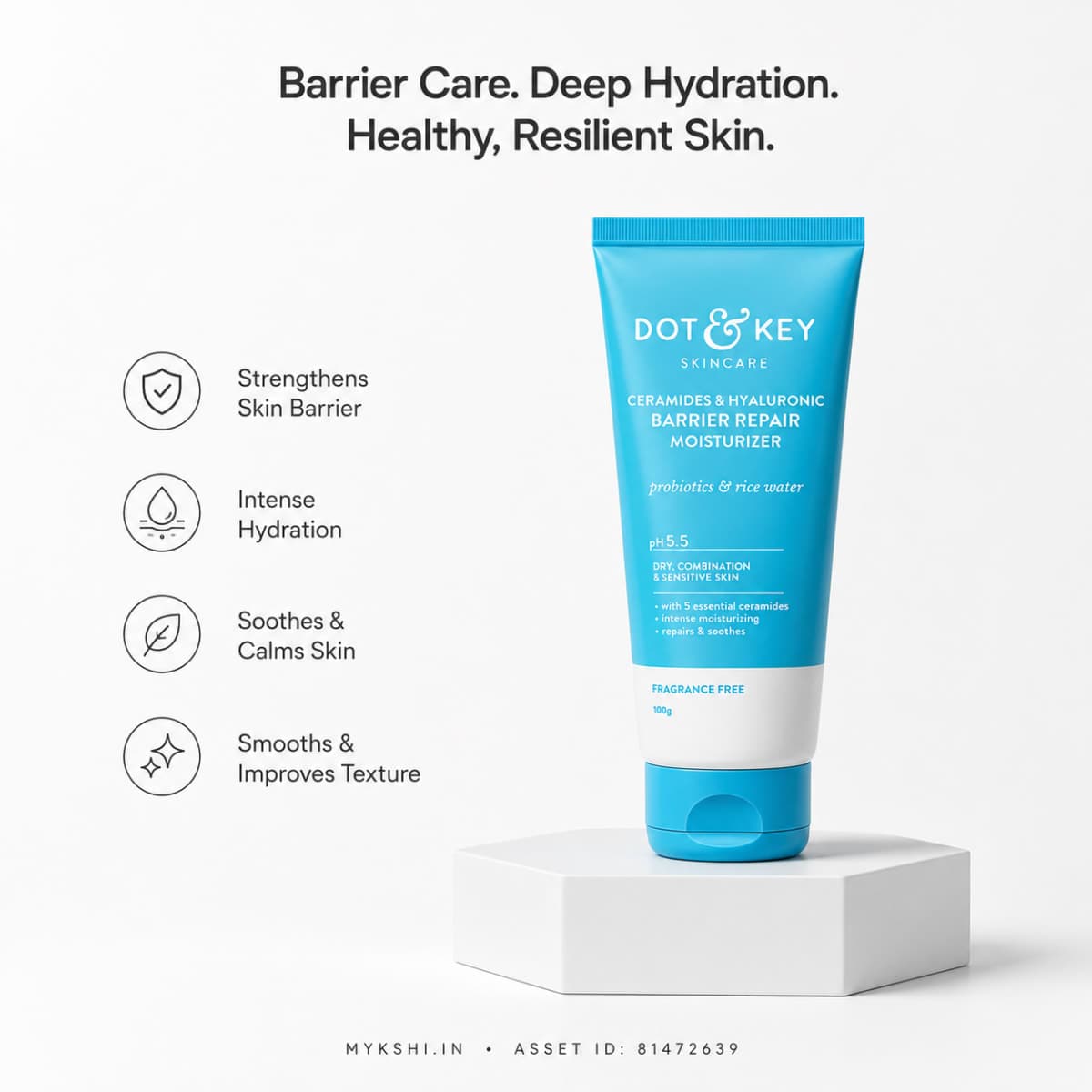 Dot & Key Barrier Repair Moisturizer (Hyaluronic + Ceramides)