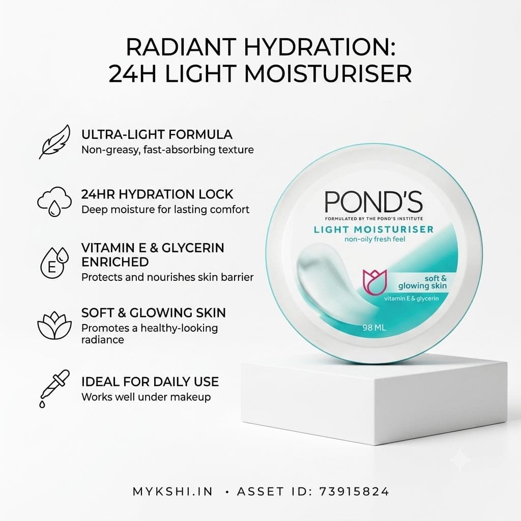 POND'S Light Moisturizer Non-Oily Fresh Feel Ponds Moisturizer
