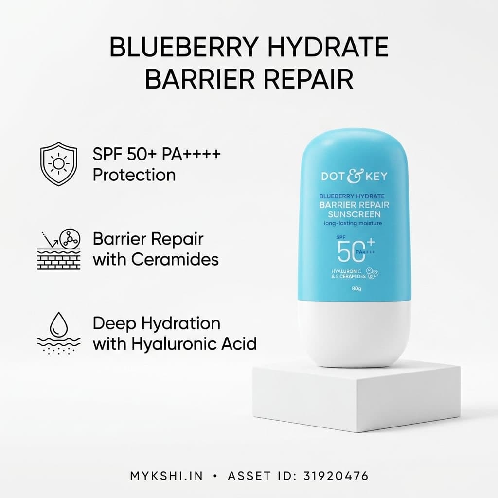 Dot & Key Barrier Repair Sunscreen, In-Vivo Tested SPF 50+ PA++++
