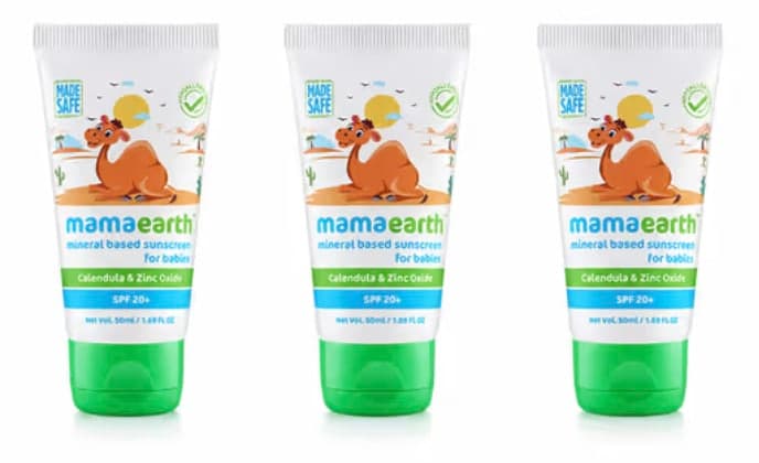 Mamaearth Mineral Based Sunscreen 50ml (Pack of 3)