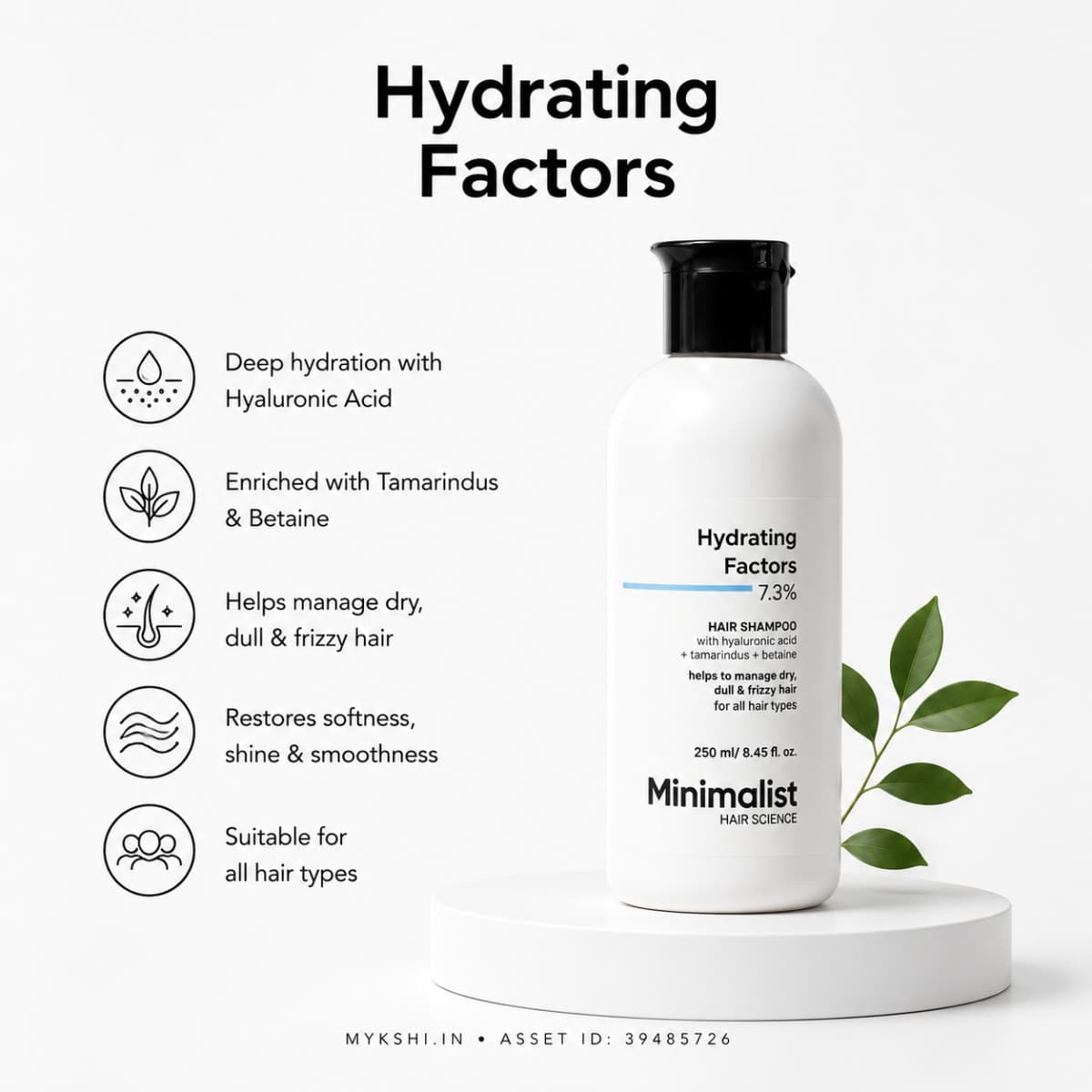 Minimalist Hydrating Factors 7.3% Hair Shampoo
