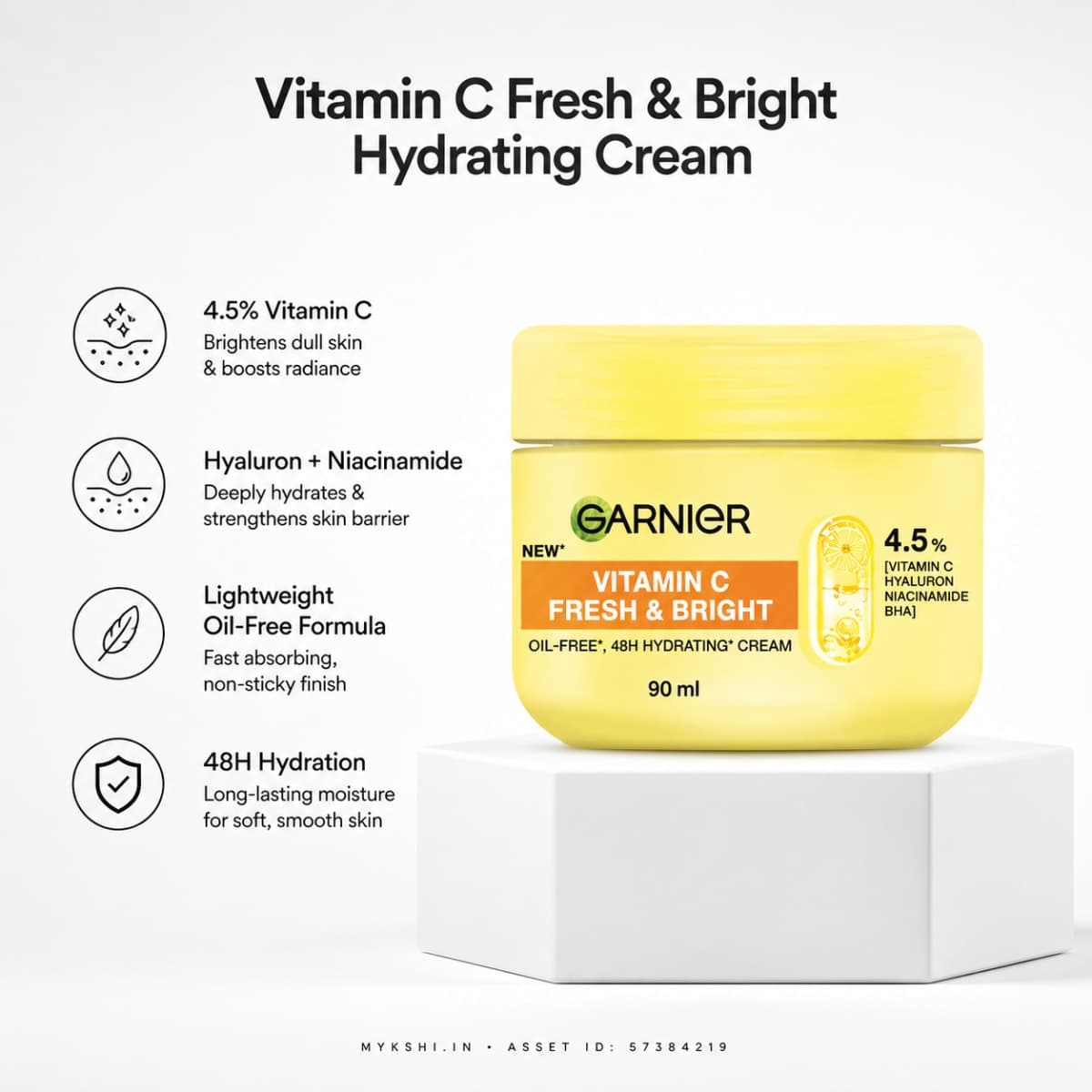 Garnier Vitamin C Fresh & Bright Sorbet Cream 90ml