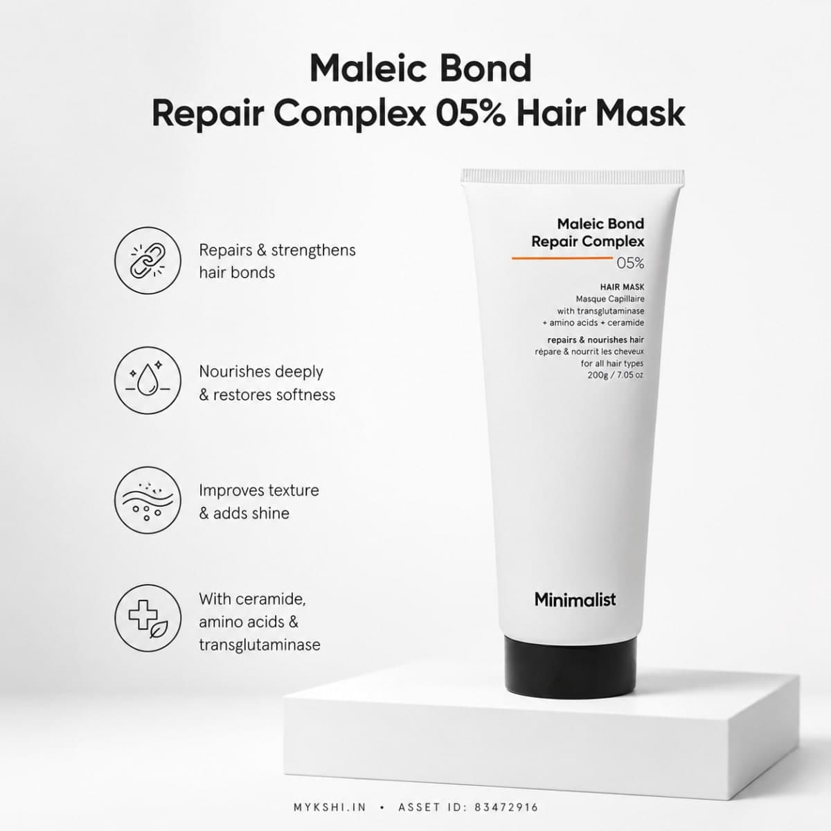 Minimalist Maleic Bond Repair Complex 5% Hair Mask