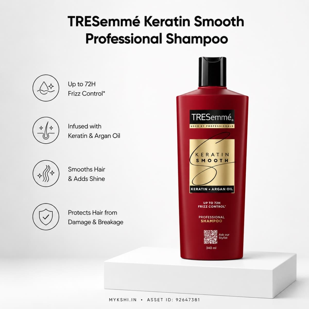TRESEMMÉ KERATIN SMOOTH SHAMPOO
