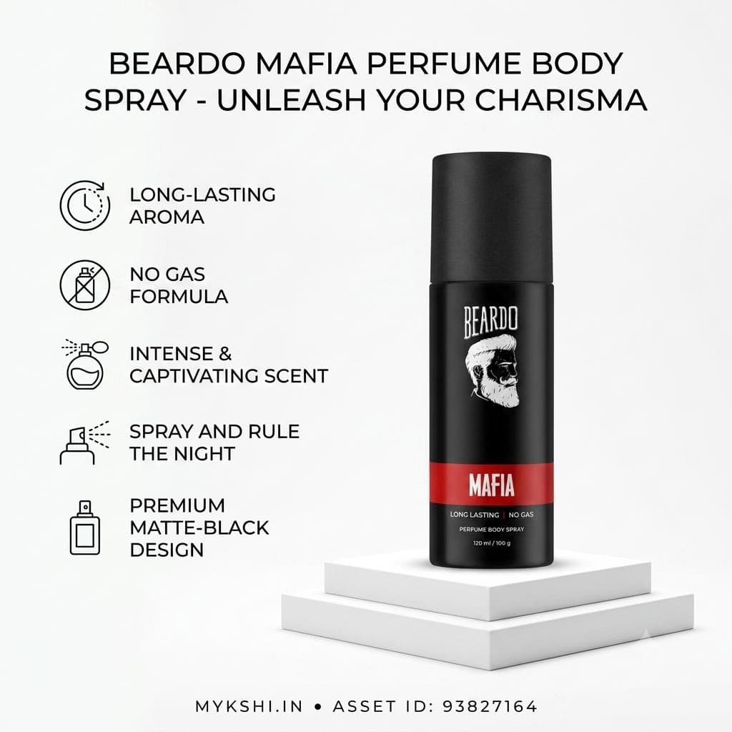 Beardo MAFIA Perfume Body Spray - 120 ml