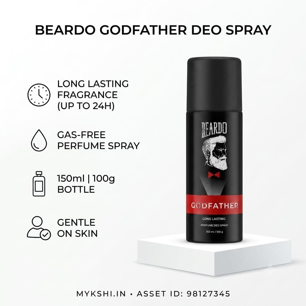 Beardo Godfather Perfume Deo Spray - 150 ml