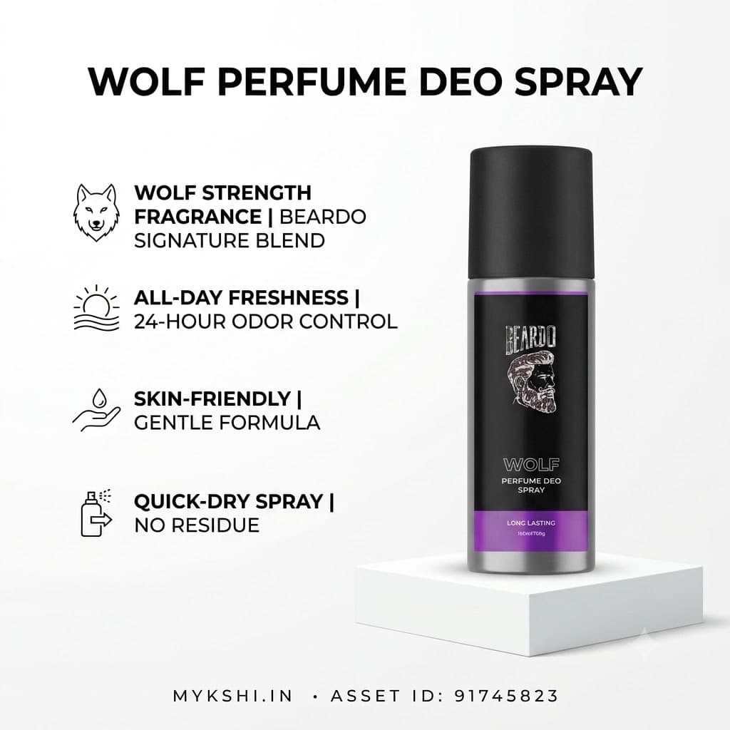 Beardo Wolf Perfume Deo Spray (150ml)