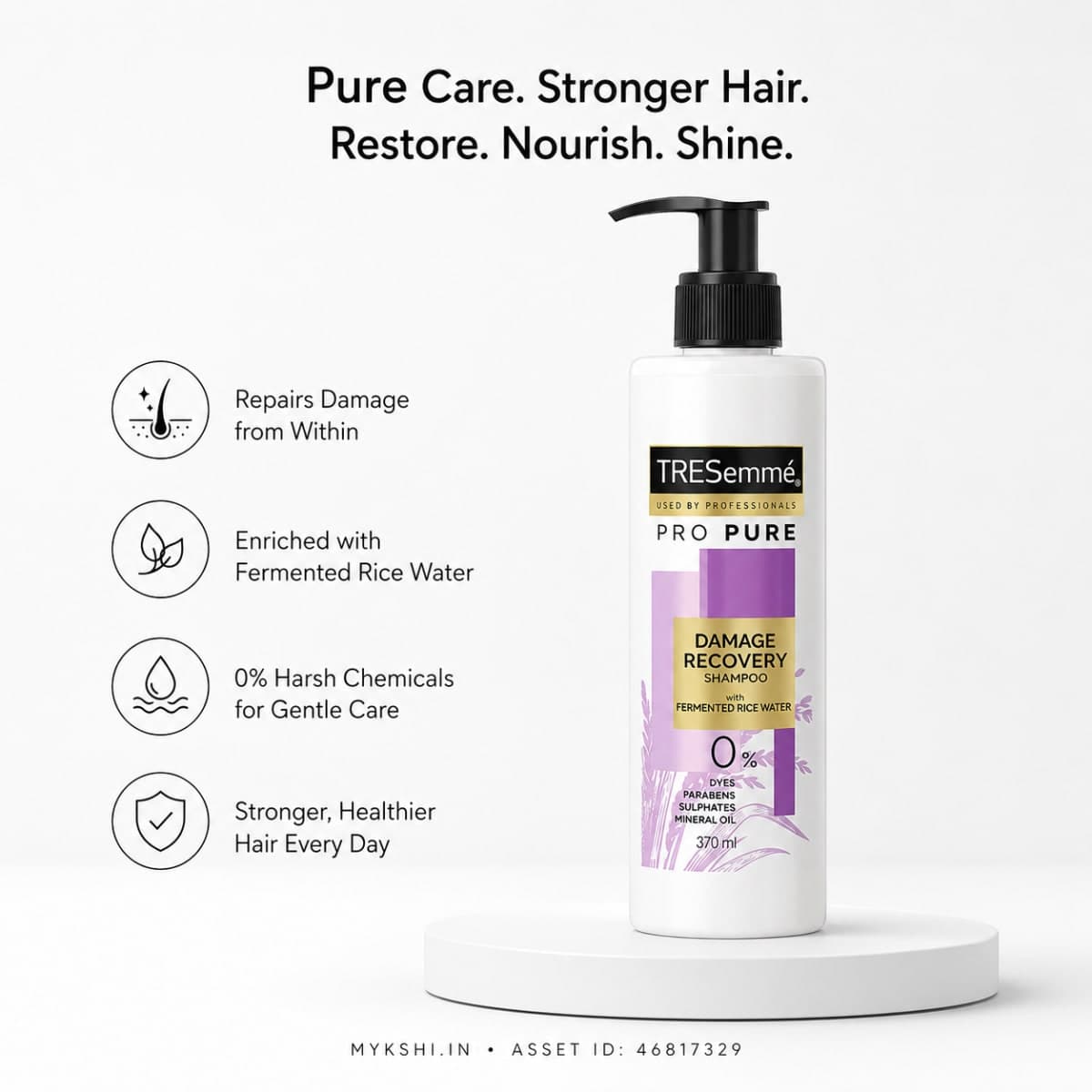TRESEMMÉ PRO PURE DAMAGE RECOVERY SHAMPOO