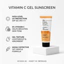Deconstruct 5% Vitamin C Gel Sunscreen For Oily Skin - SPF 50 PA++++ | In-Vivo Tested – image 2