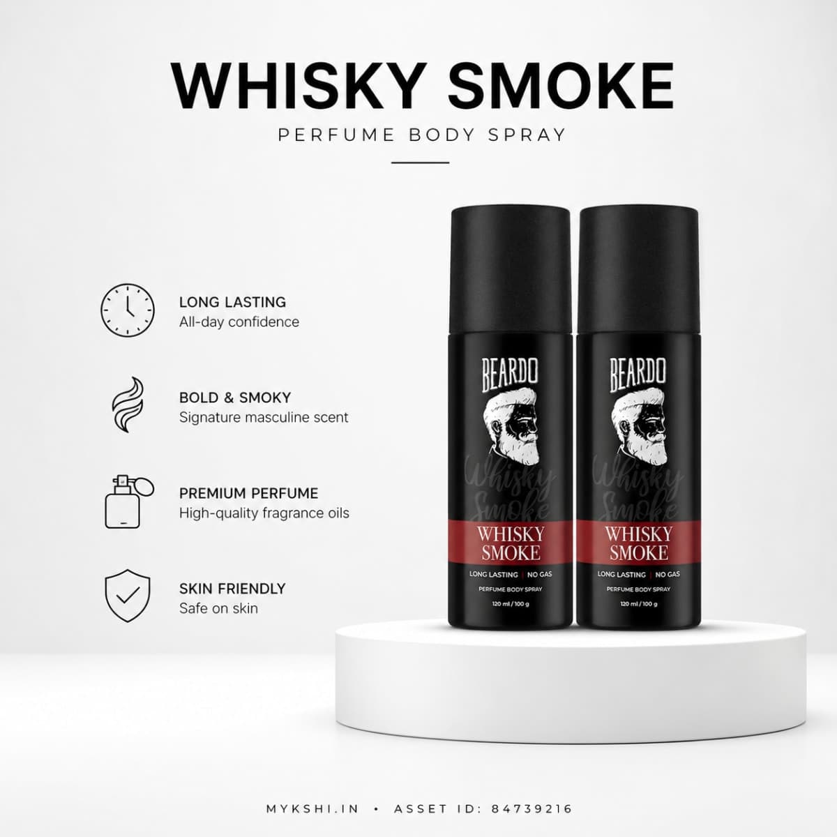 Beardo Whisky Smoke Perfume Body Spray