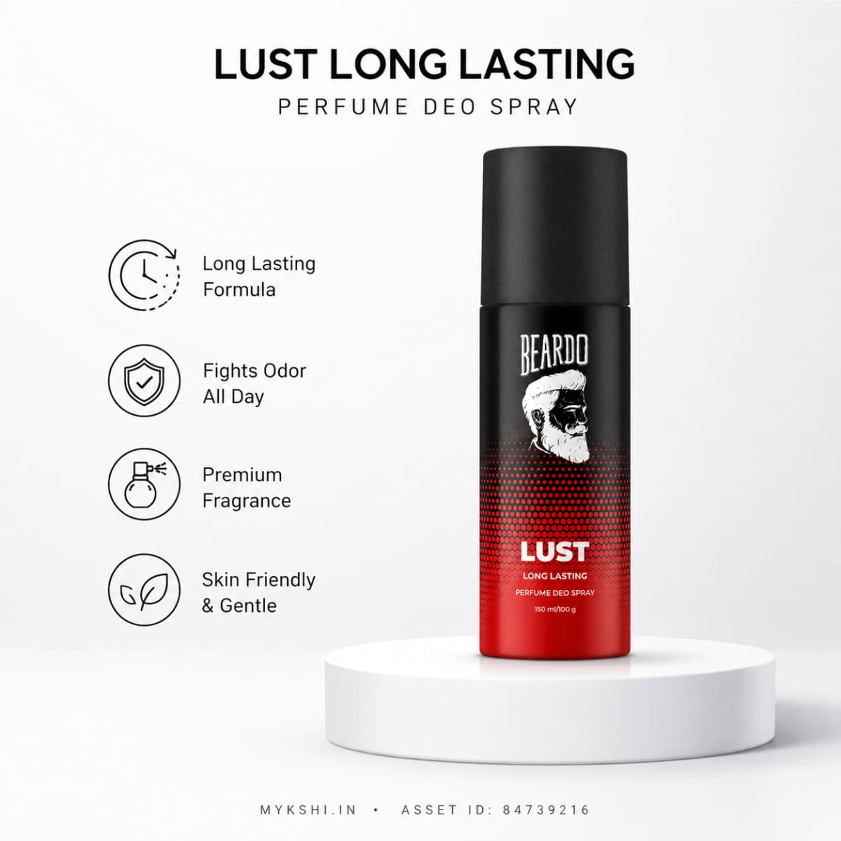 Beardo Lust Perfume Deo Spray (150ml)