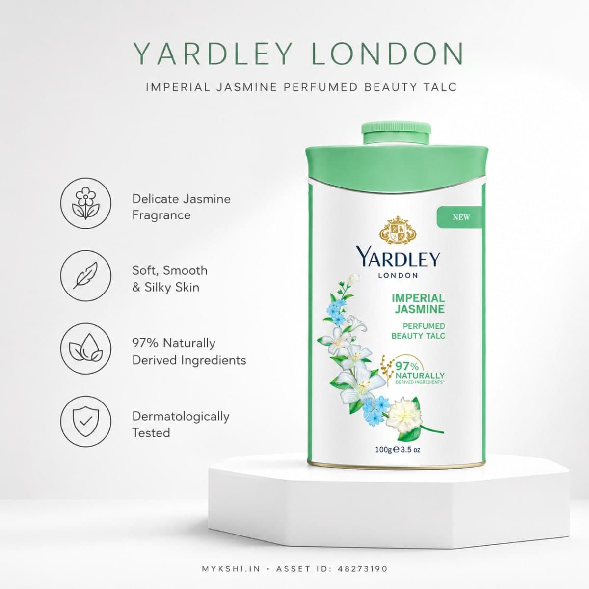 Yardley london Imperial Jasmine Perfumed Talc 100g