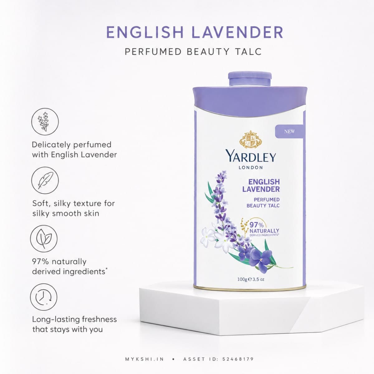 Yardley london English lavender Perfumed Talc 100g