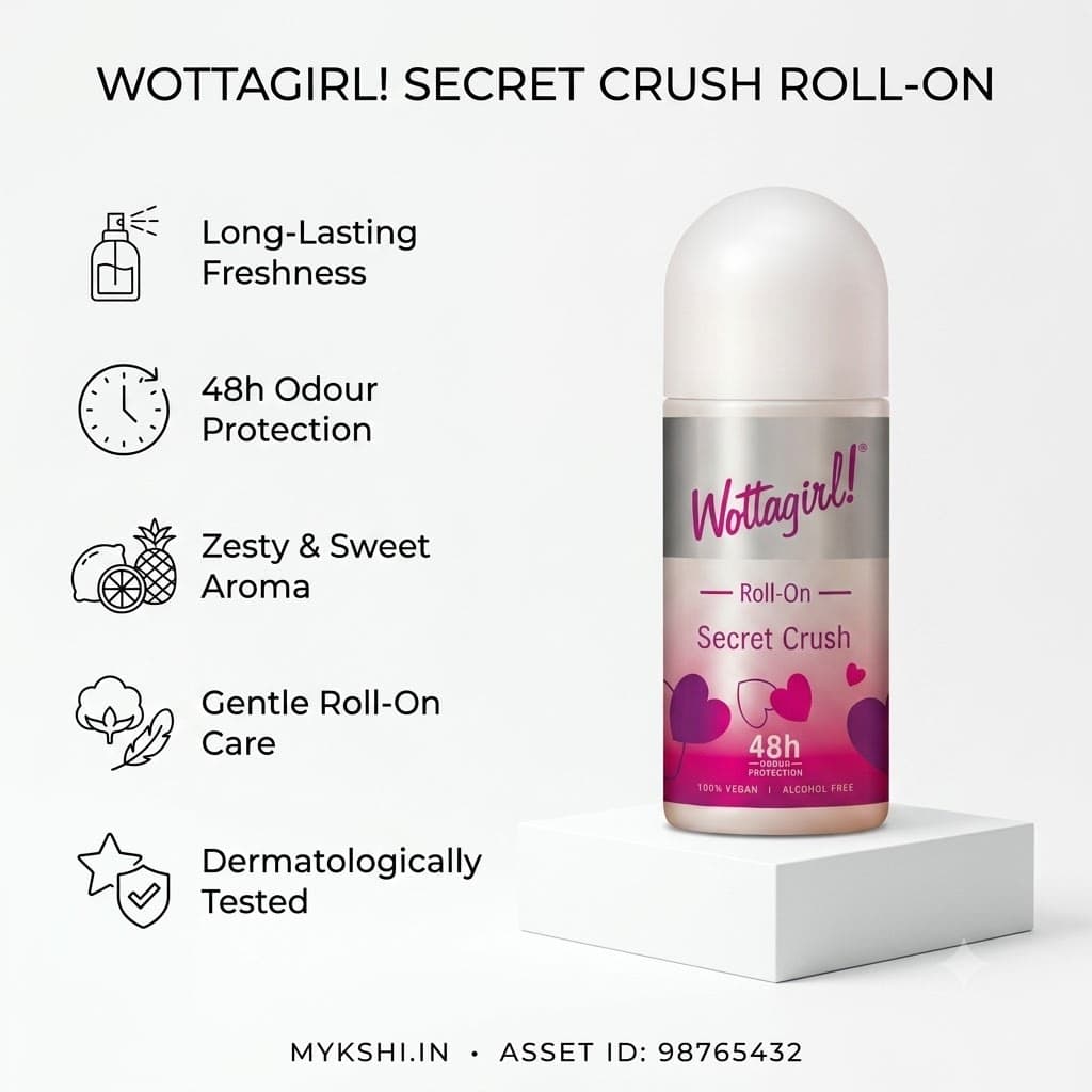 Wottagirl Secret Crush Roll-On - 50ml