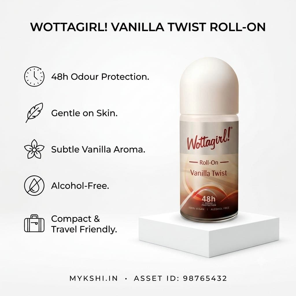 Wottagirl Vanilla Twist Roll-On - 50ml