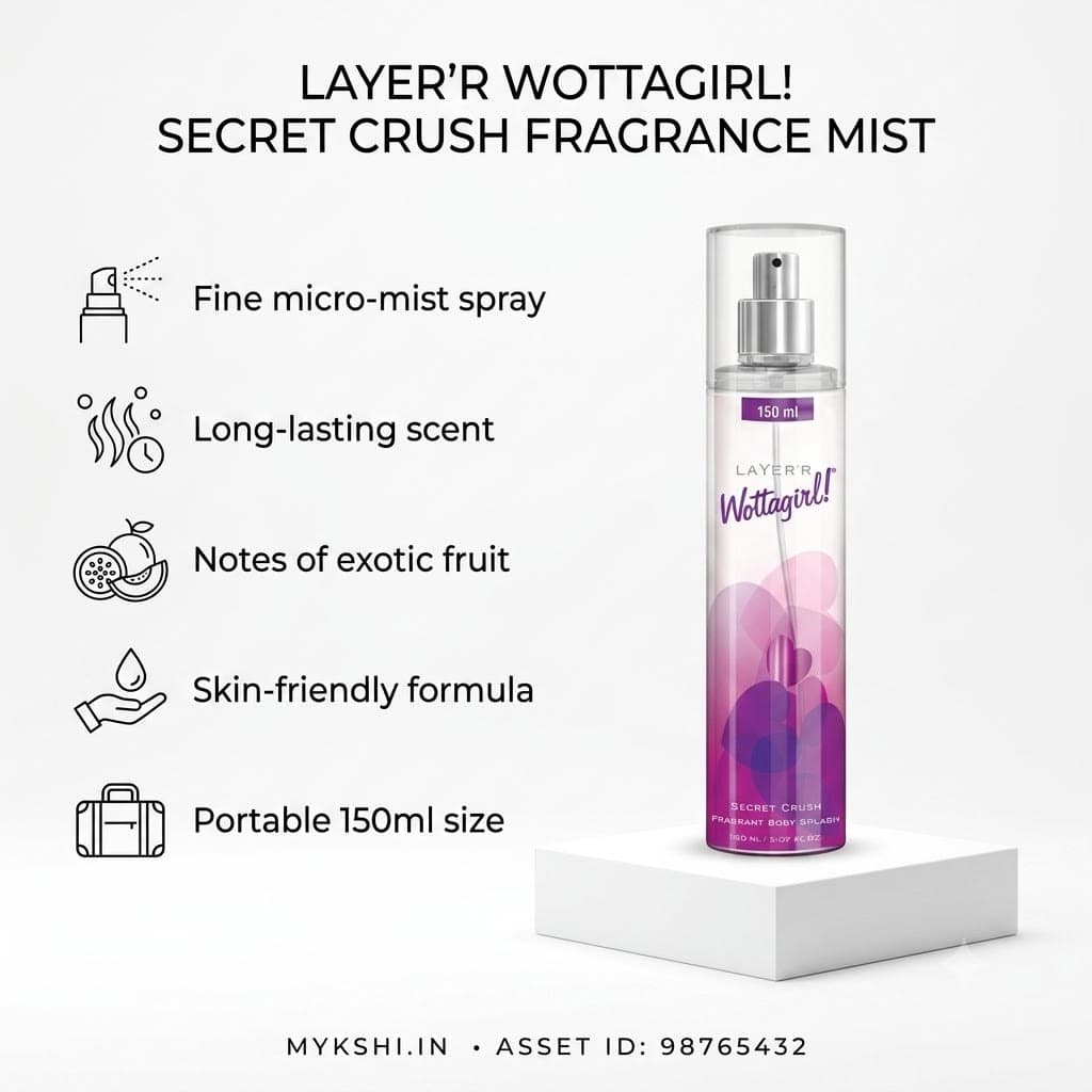 Layer’r Wottagirl Secret Crush Body Splash Spray 150ml