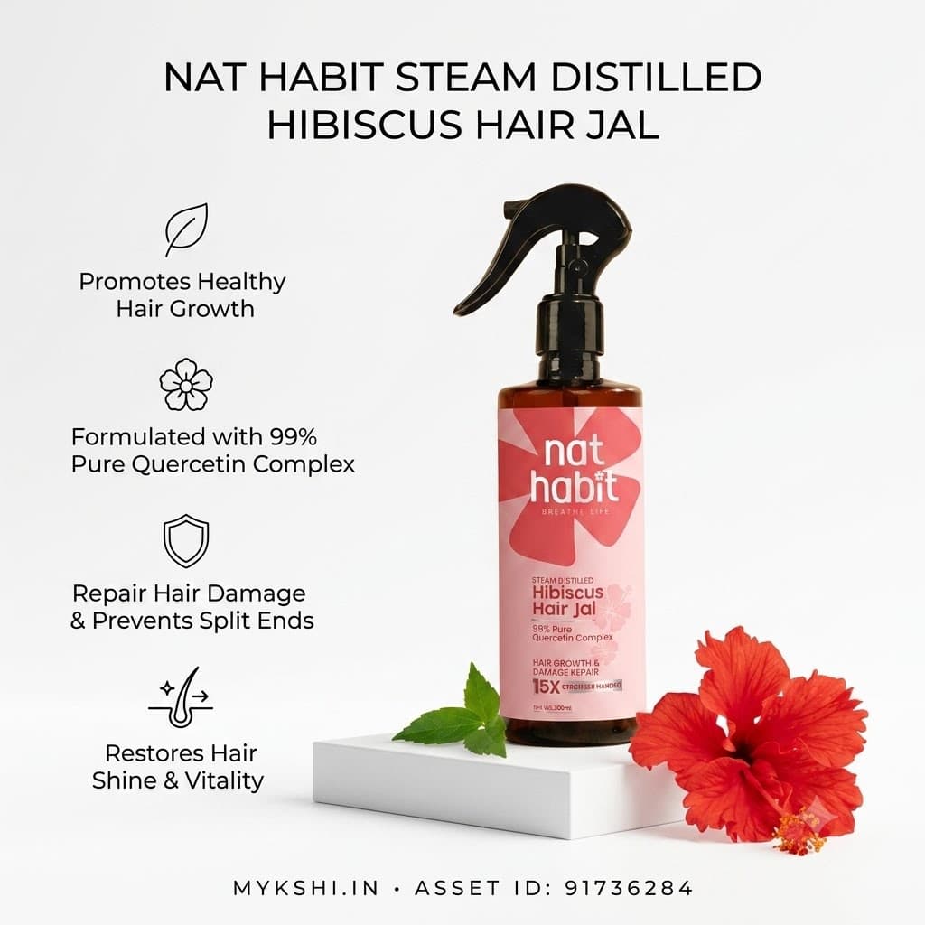 Nathabit Hibiscus Hair Jal