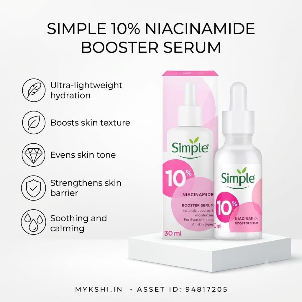 Simple Skin Care 10% Niacinamide Booster Serum - 30ml