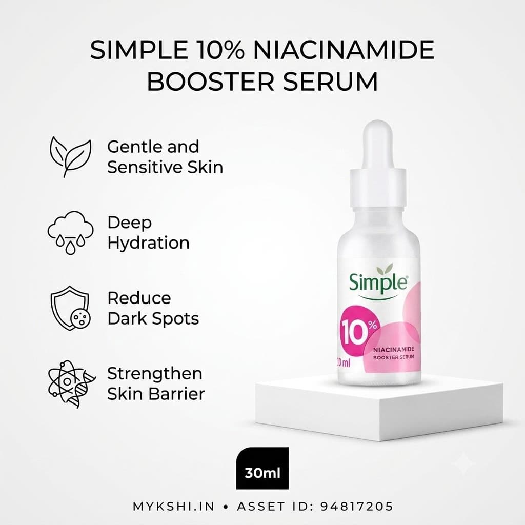 Simple Skin Care 10% Niacinamide Booster Serum - 15ml