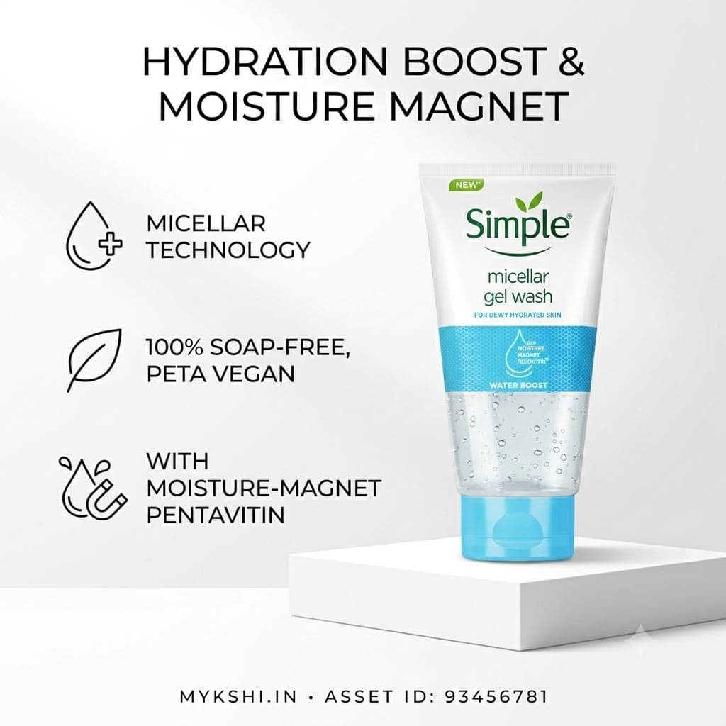 Simple Micellar Facial Wash 150ml