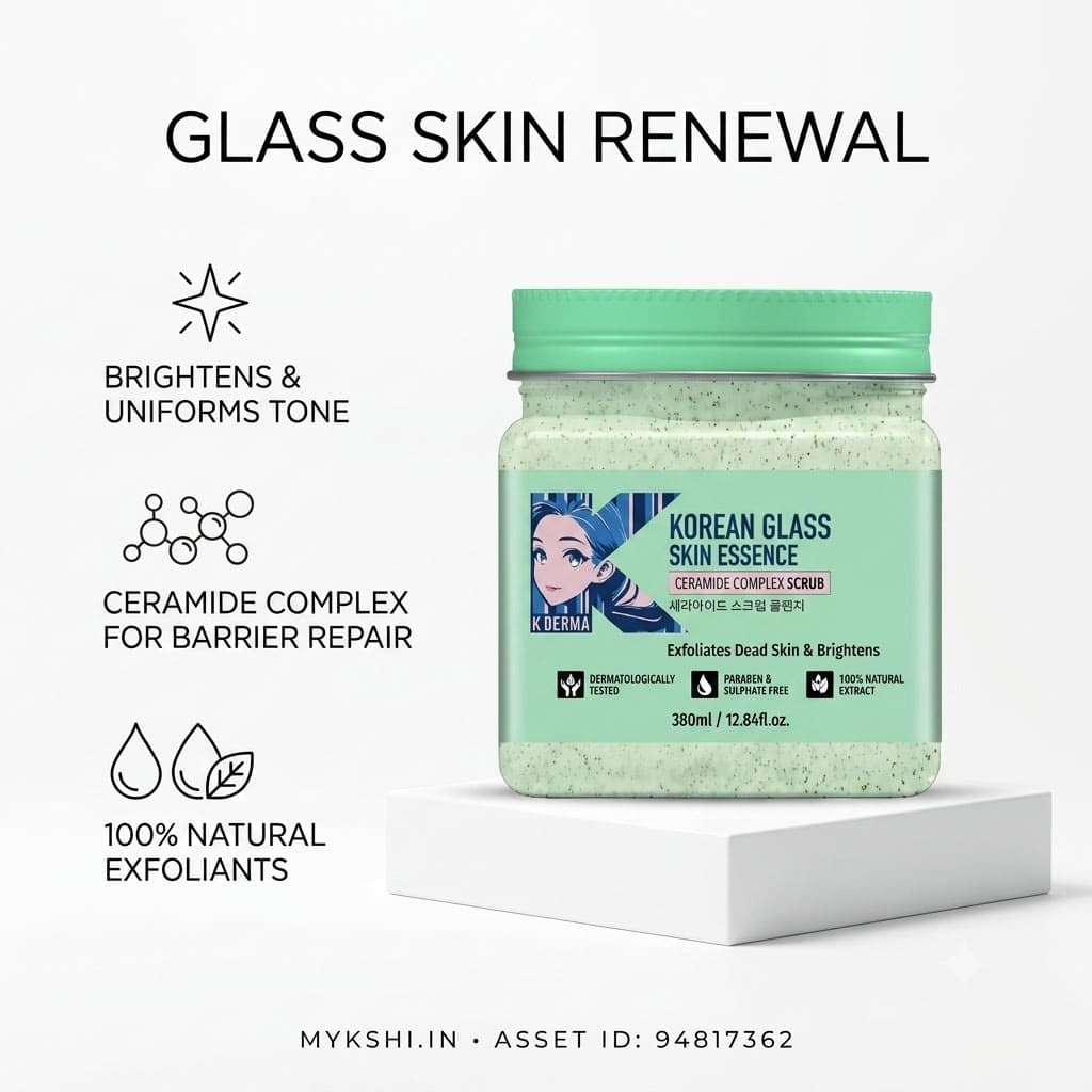 DR. RASHEL Korean Glass Skin Essence Scrub - 380 ml
