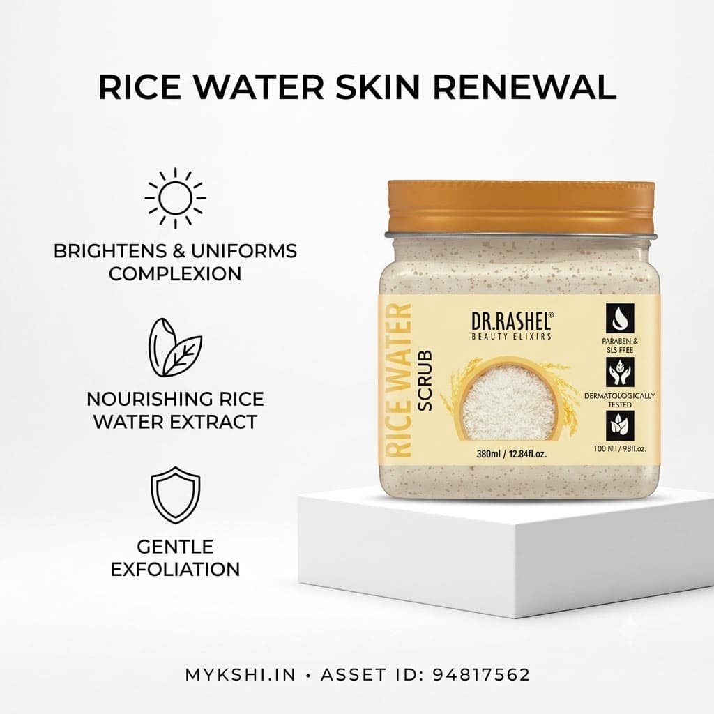 DR. RASHEL Rice Water Scrub - 380 ml