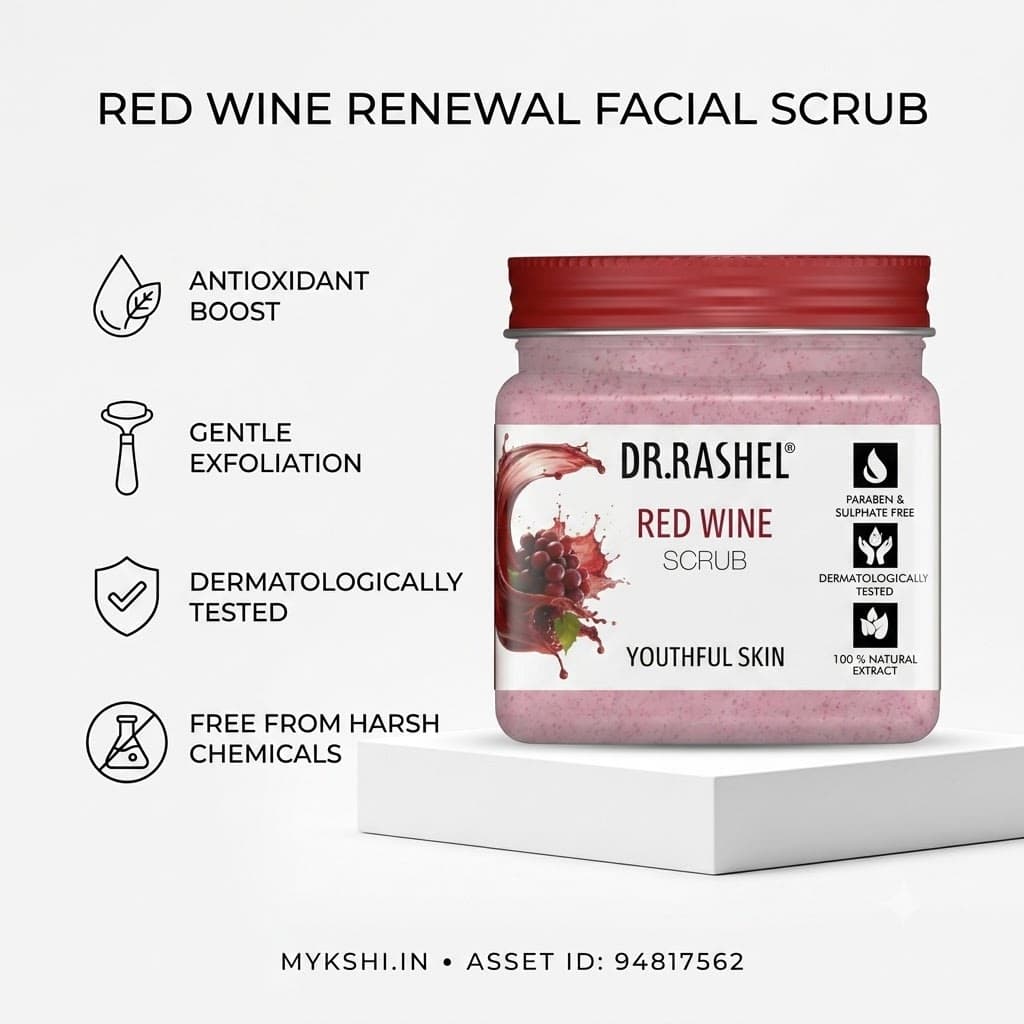 DR. RASHEL Red Wine Scrub - 380 ml
