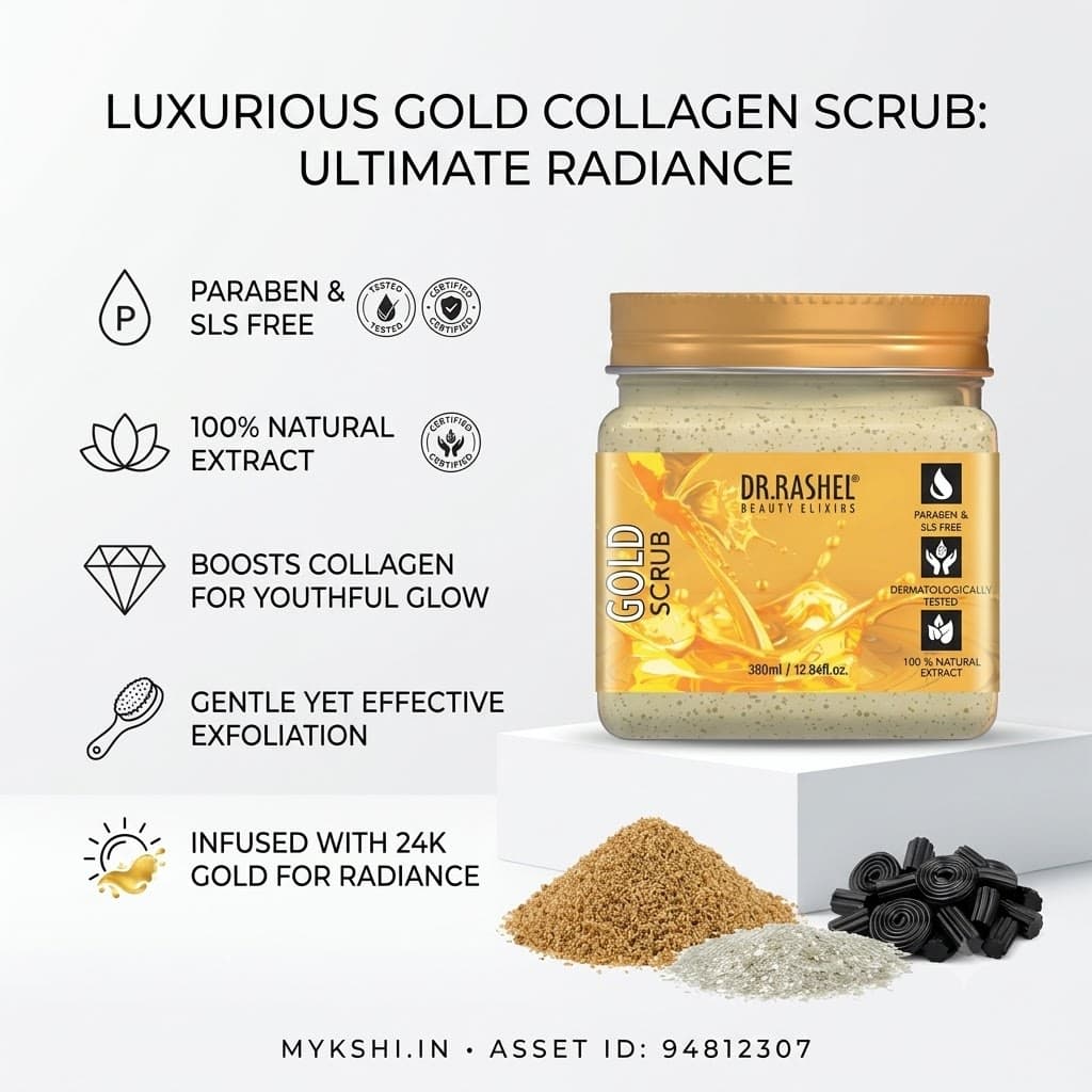 DR. RASHEL Gold Scrub - 380 ml