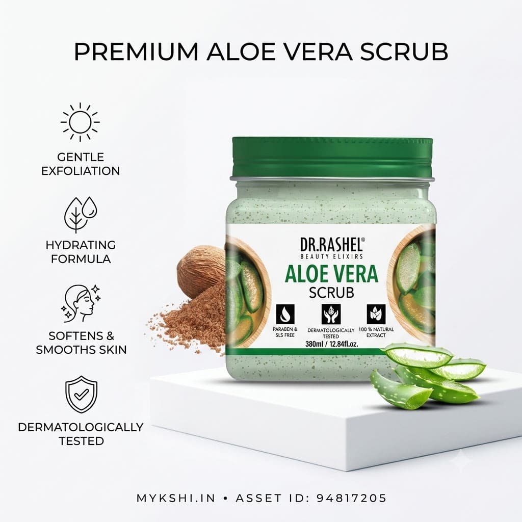 DR. RASHEL Aloe Vera Scrub - 380 ml