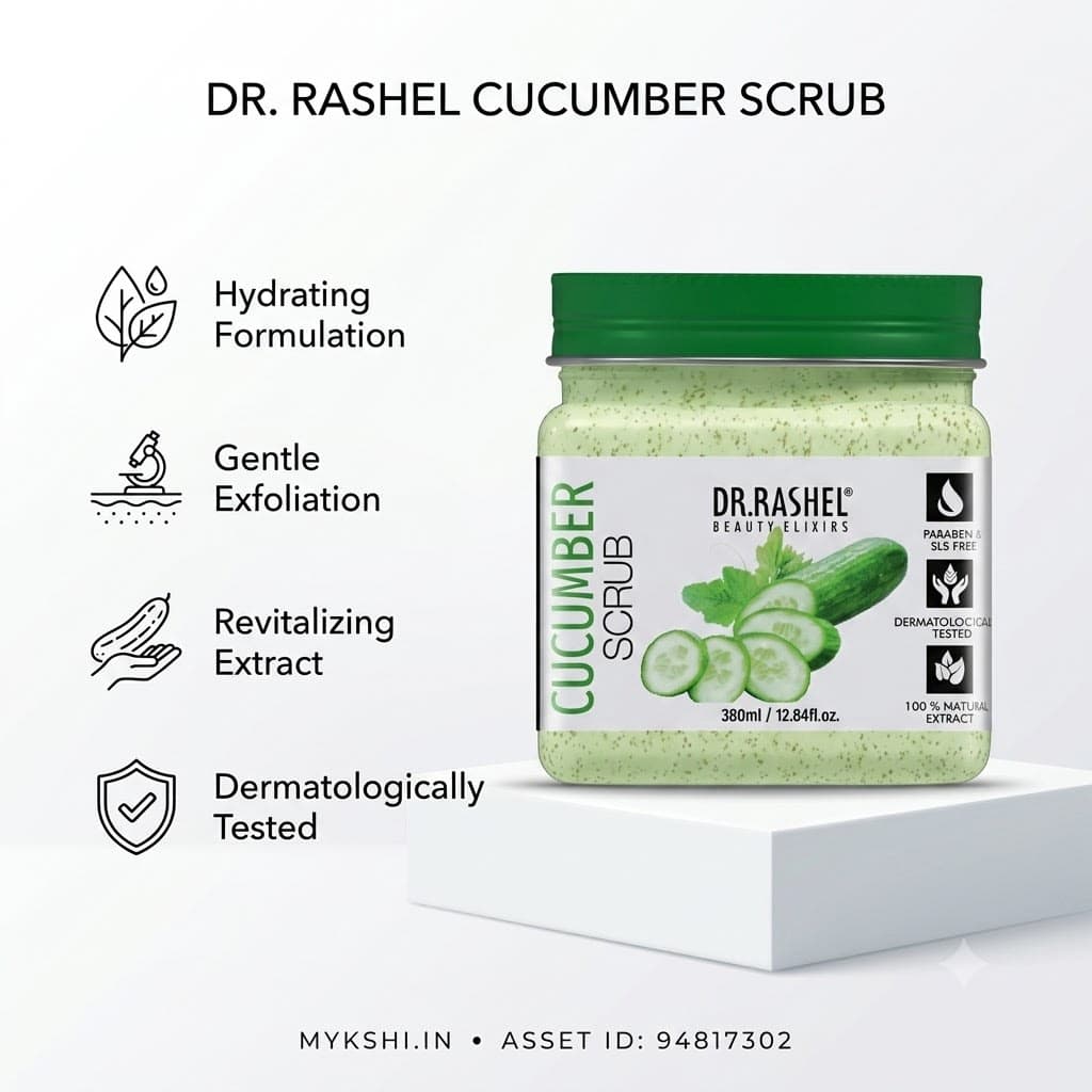 DR. RASHEL Cucumber Scrub - 380 ml