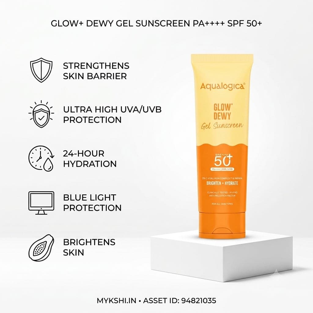 Aqualogica Glow+ Dewy Gel Sunscreen - 125 g