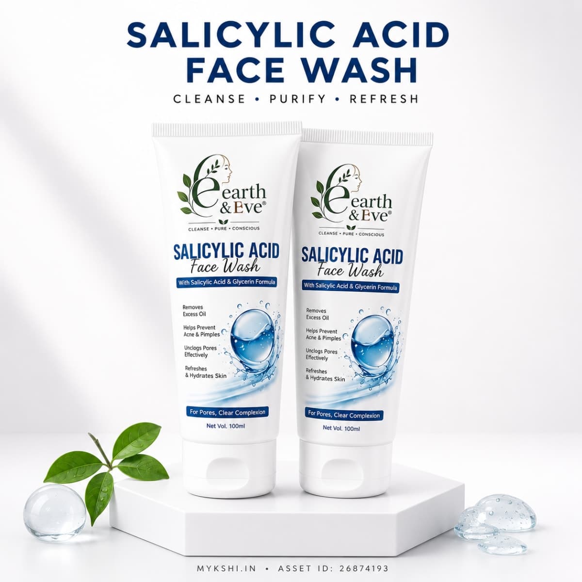 Earth & Eve Salicylic Acid Face Wash