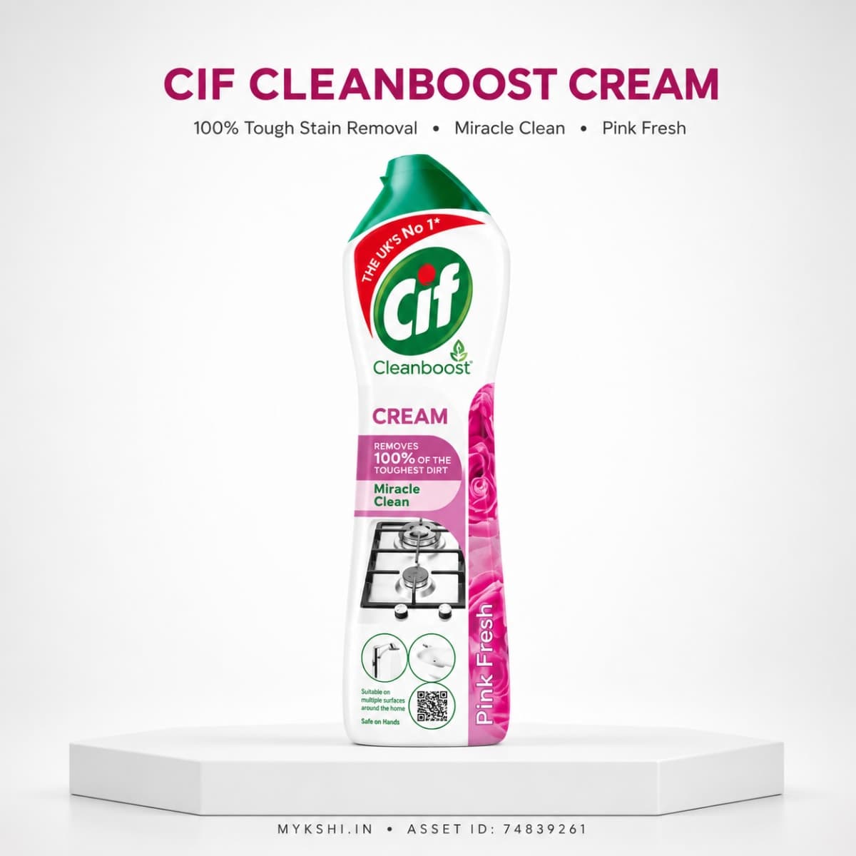 Cif Cream Pink Tuberose Multi-Purpose