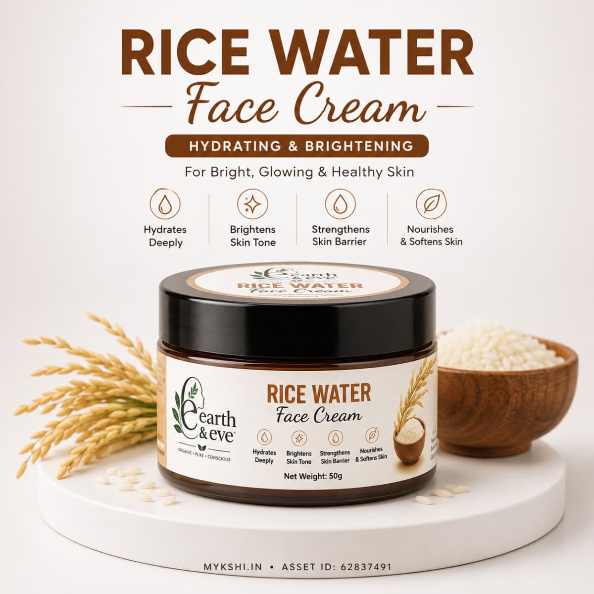 Earth & Eve Rice Water Face Cream