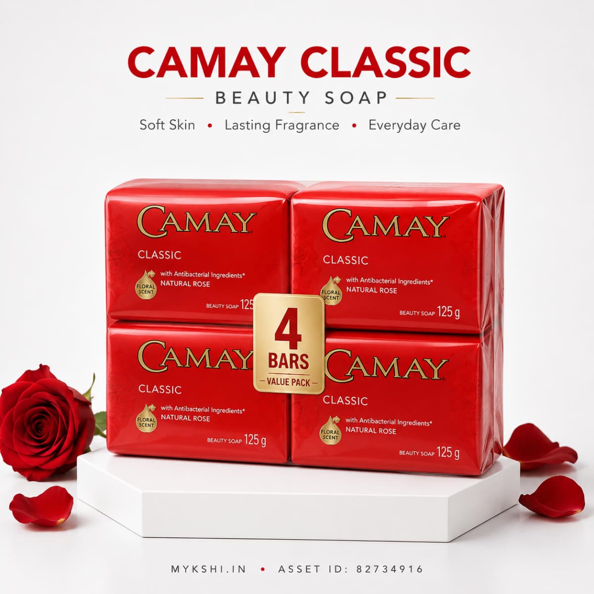 Camay Classic Soap - Pack Of 4