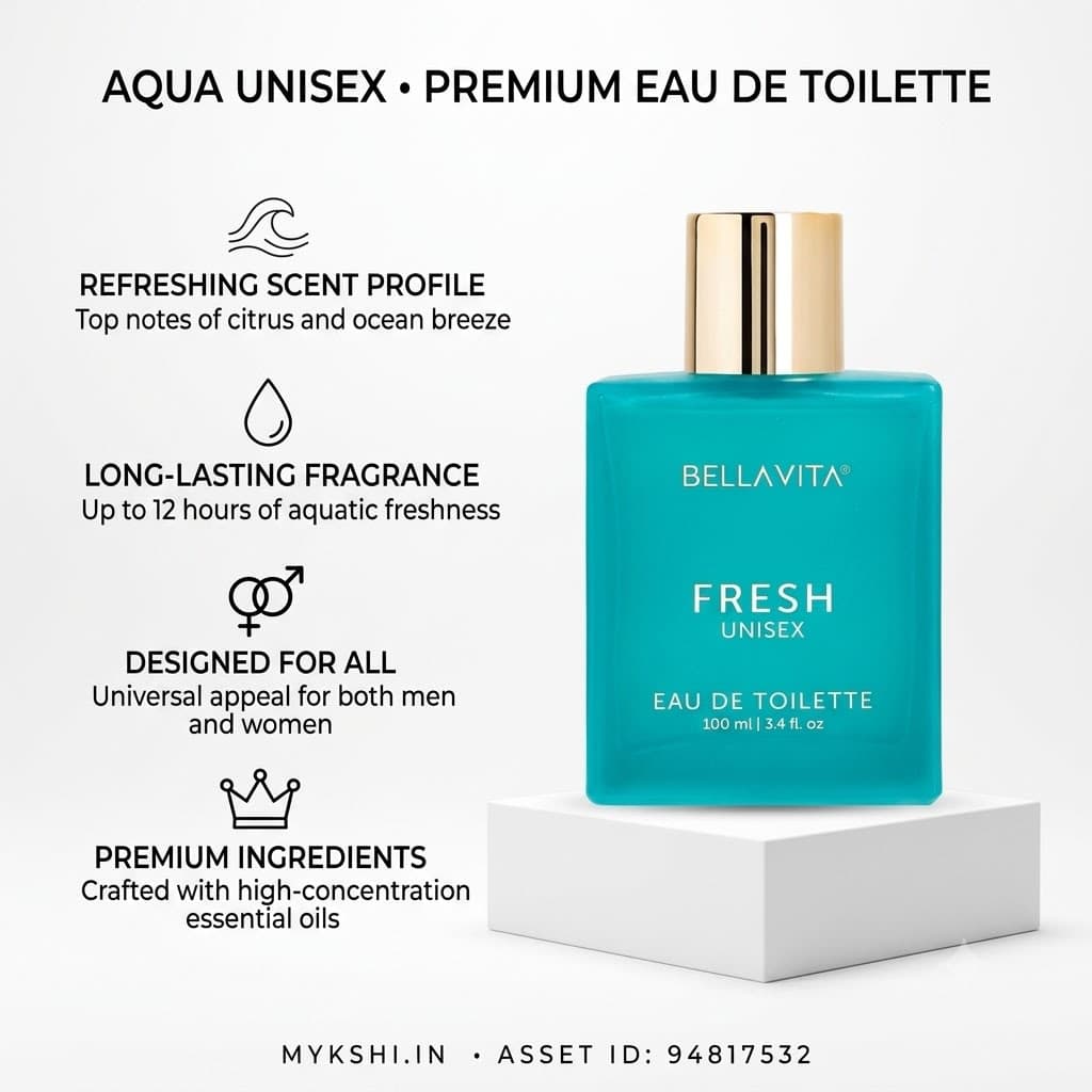 BELLAVITA FRESH UNISEX  EAU DE TOILETTE - 100 ml 3.4 fl.oz
