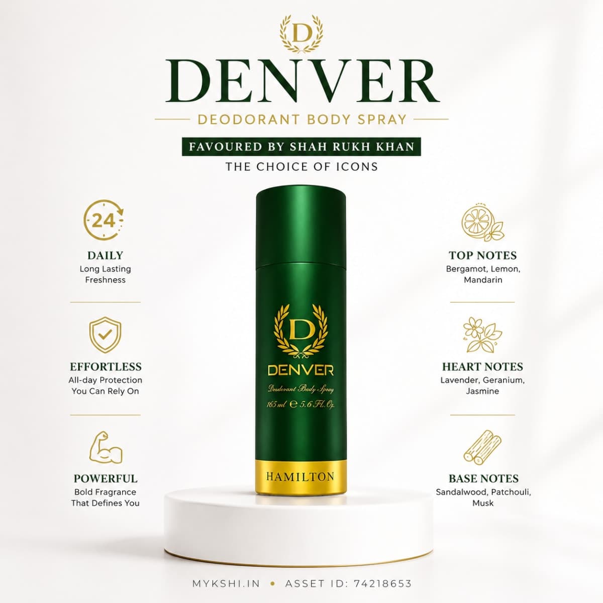 DENVER Hamilton Deodorant 180ml 