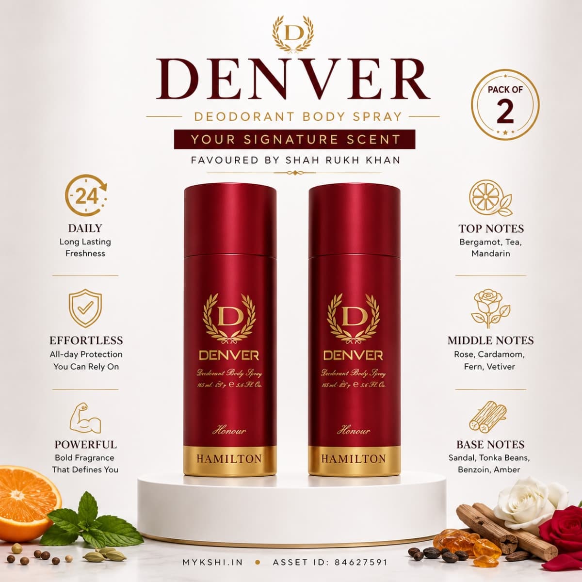 DENVER Pack of 2  -  180/200ml 