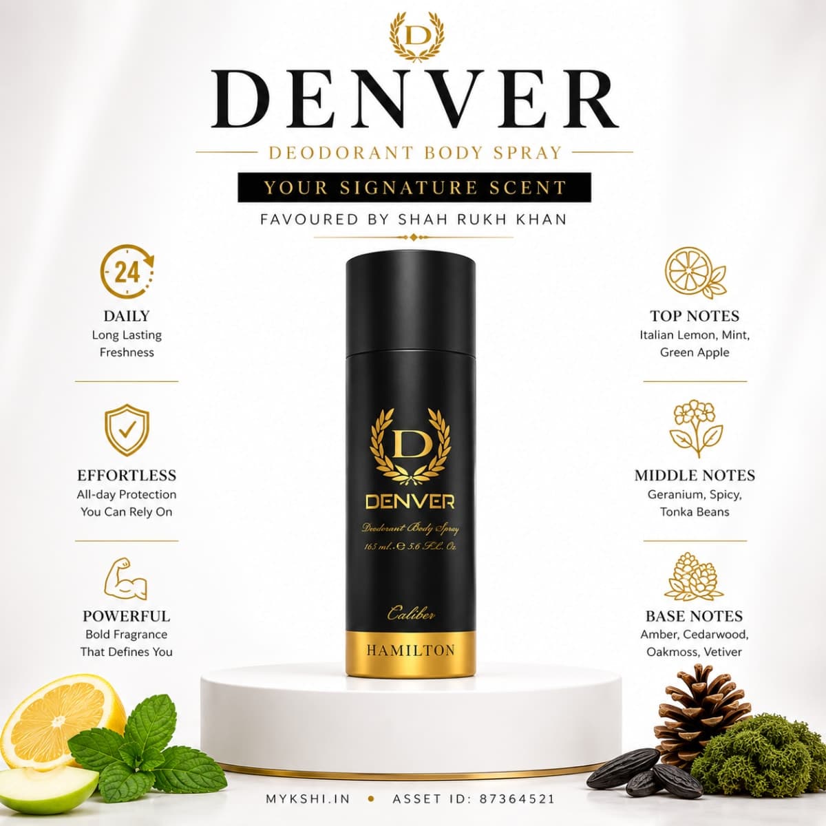 DENVER Caliber Deodorant 180ml 