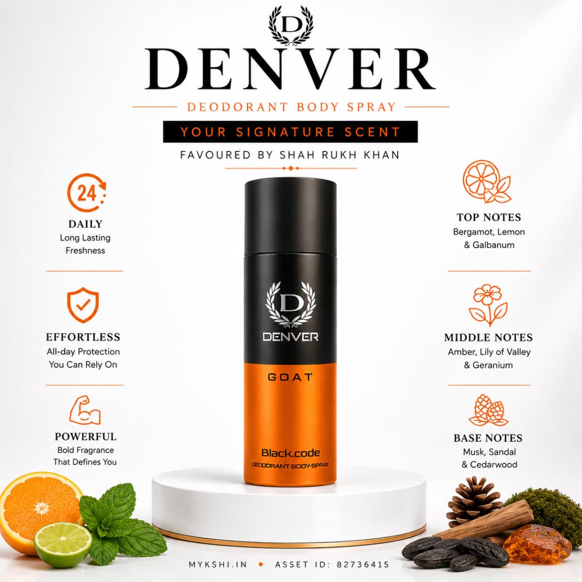 DENVER Goat Deo 150ml Deodorant 